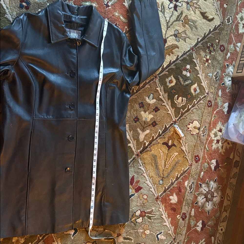 Wilsons Leather Black Jacket - Picture 9 of 12